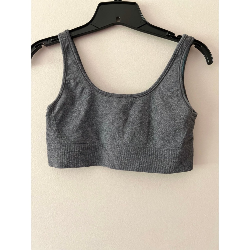 Ivivva by Lululemon Girls Seamless Sports Bra Gray Size 14